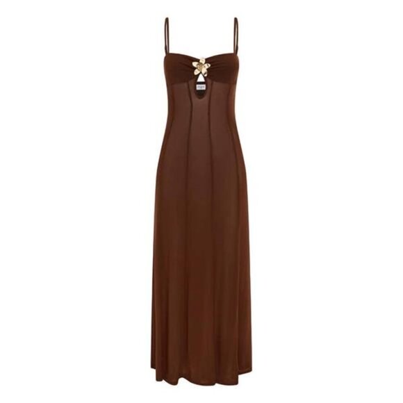 Sweetheart Neck Maxi Cami Dress - Picture 5 of 13